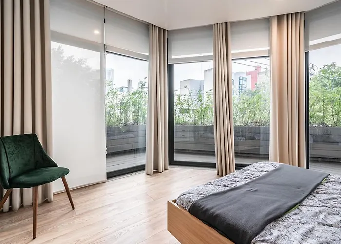 Insurgentes Private Balcony, Roof Lounge Apartamento
